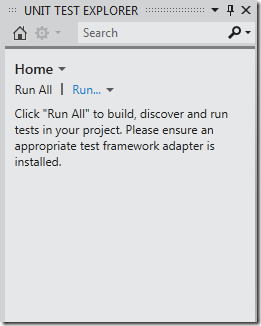 UnitTestExplorerEmpty